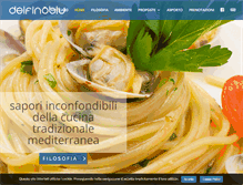 Tablet Screenshot of delfino-blu.com